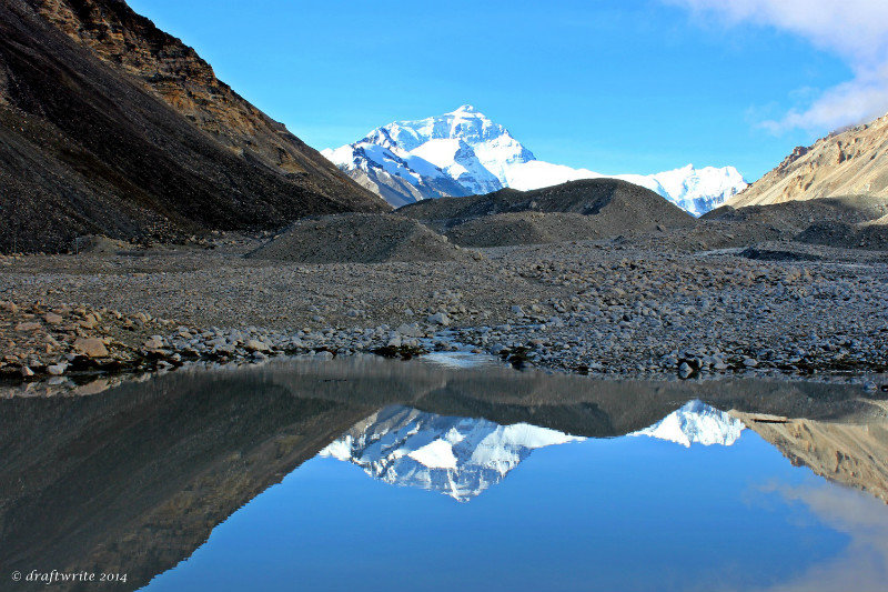 Morning Reflection, Everest, Tibet