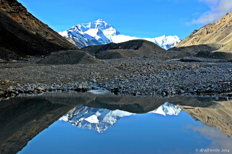 Morning Reflection Everest Tibet