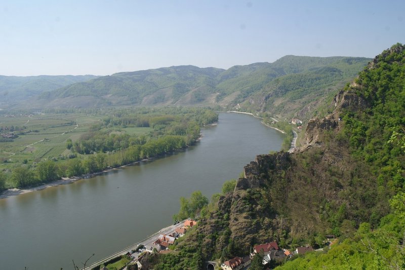 View from Dürnstein Castle ruins