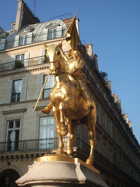 Joan D'Arc, burnt as a witch.