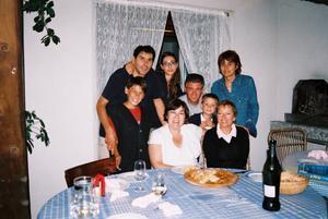 First Night in Italy with Giovanni's Family