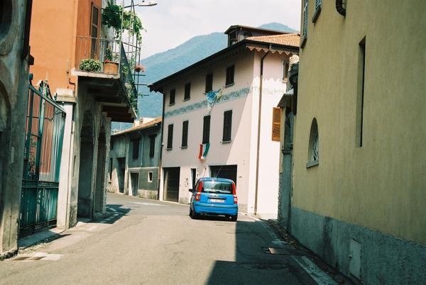 Typical Street near Lake Como
