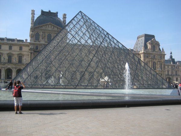 Pyramid at Louvre