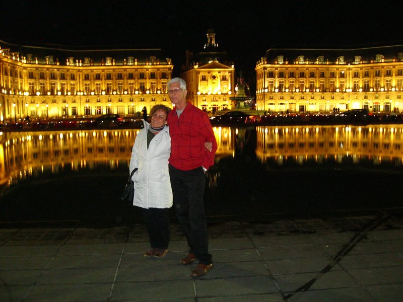 Visita dos pais à Bordeaux