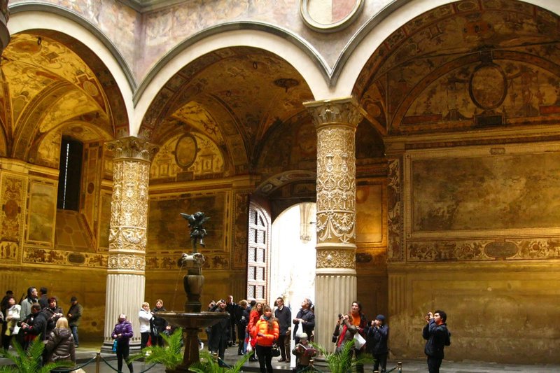 Pátio interno do Palazzo Vecchio