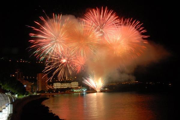 Fireworks in Monaco