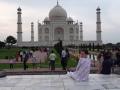Me at the Taj Mahal.