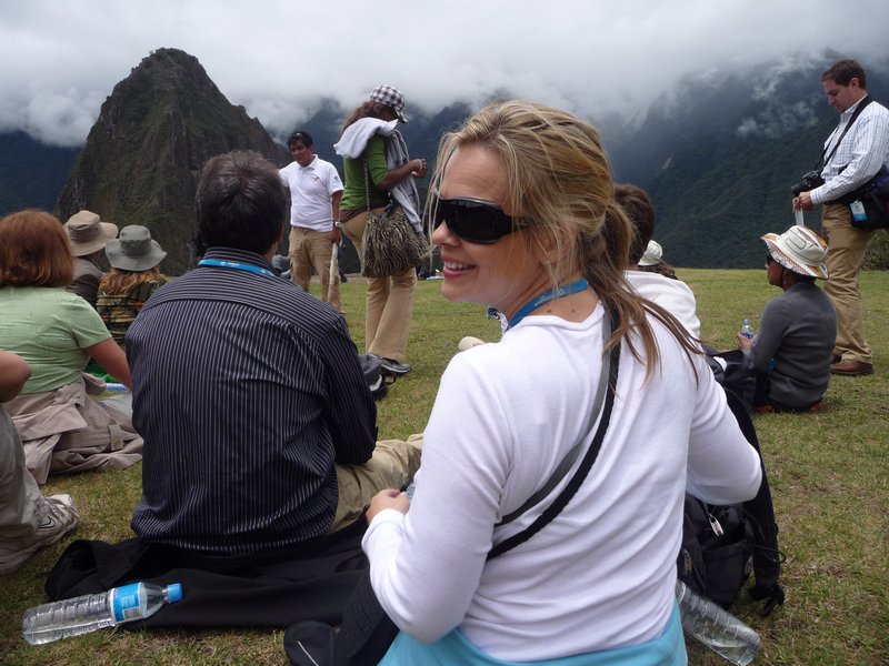 Kecia at Machu Picchu