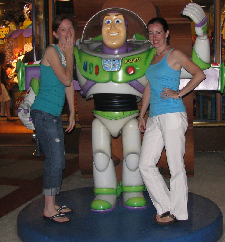 Buzz getting fresh with Sarah