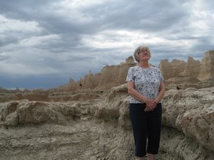 Mom in the Badlands
