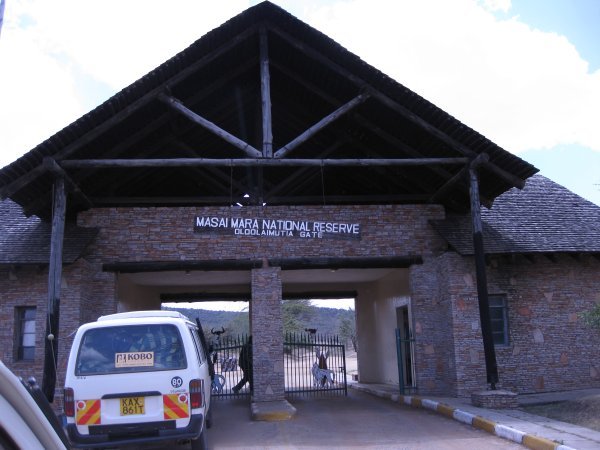 Entrance to Masai Mara