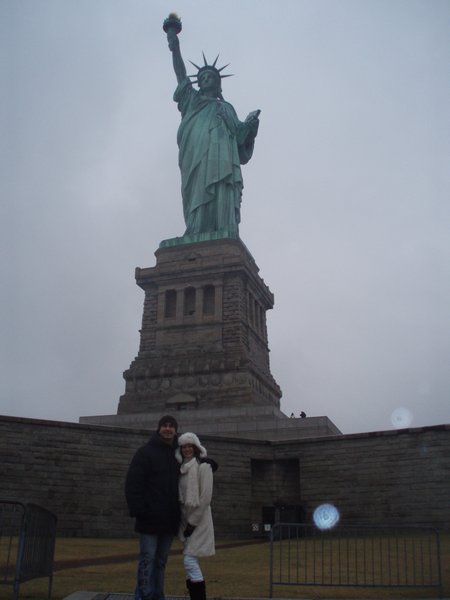 At the Statue of Liberty