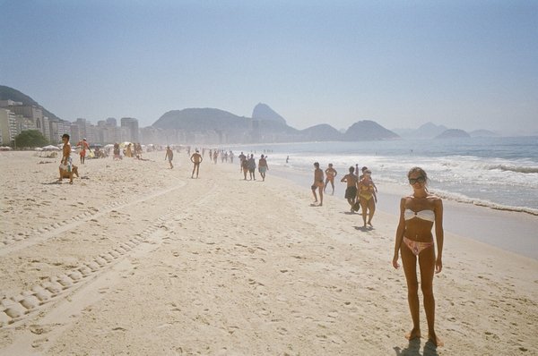 Nikki on Copacabana beach