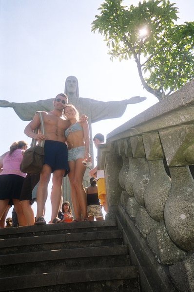Us at the Christ the Redeemer statue