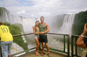 Us at Iguacu falls