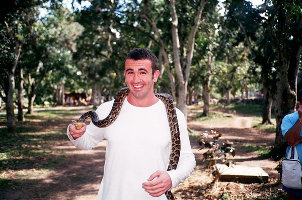 Me with a snake