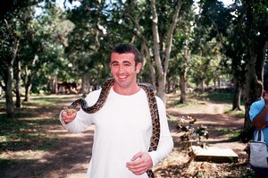 Me with a snake