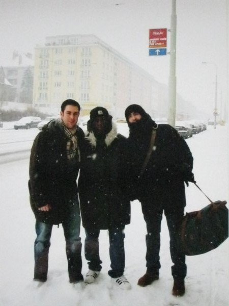 Barry, Freddy & me freezing