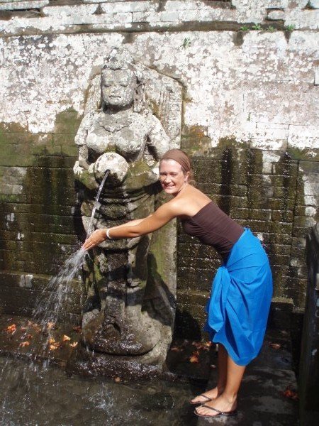 Nikki at the fountain of youth