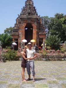 Us at a Balinese Temple