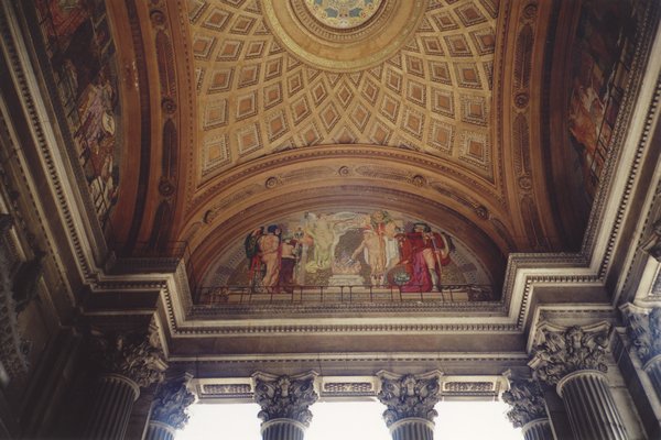 The ceiling of the Vitorio Emanuele II Monument