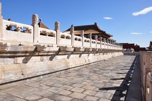 One of my only shots with no people in at the Forbidden City