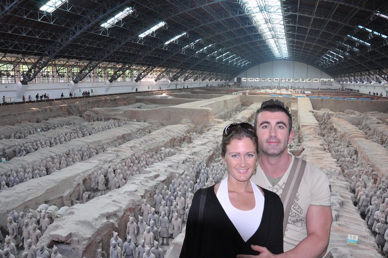 Us with the Terracotta Warriors