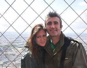 Us at the tope of The Eiffel Tower