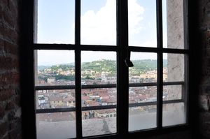View from inside the bell tower