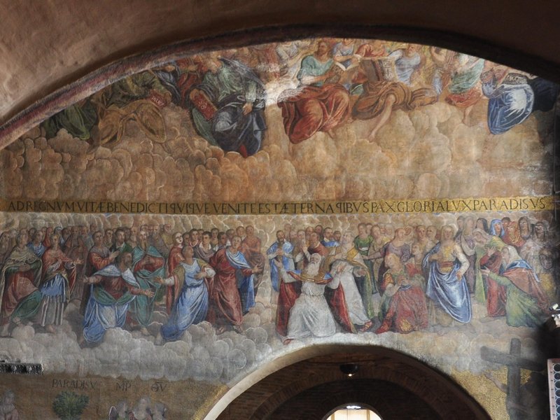 Decoration inside The Basilica