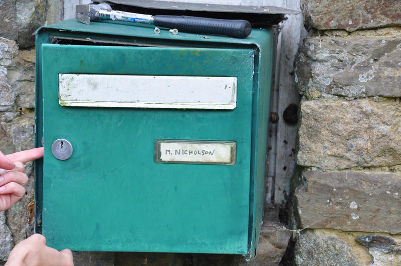 His letter box