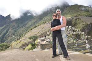 Us inside Machu Picchu