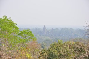 Angor Wat from the top of Phnom Bakheng