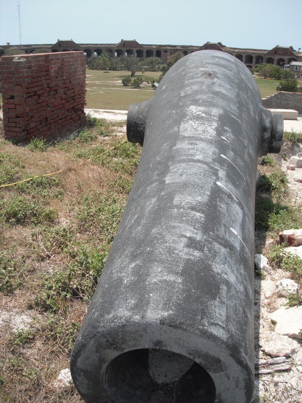 A 2 ton cannon capable of firing a 300 pound ball