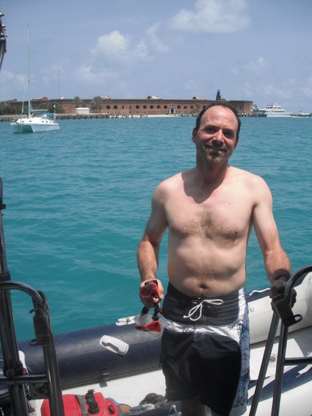 Dave in the Dry Tortugas
