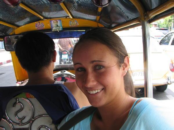 me with our awesome tuk tuk driver
