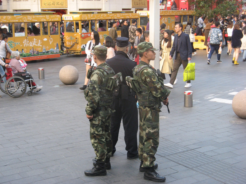 Not sure why these soldiers were present