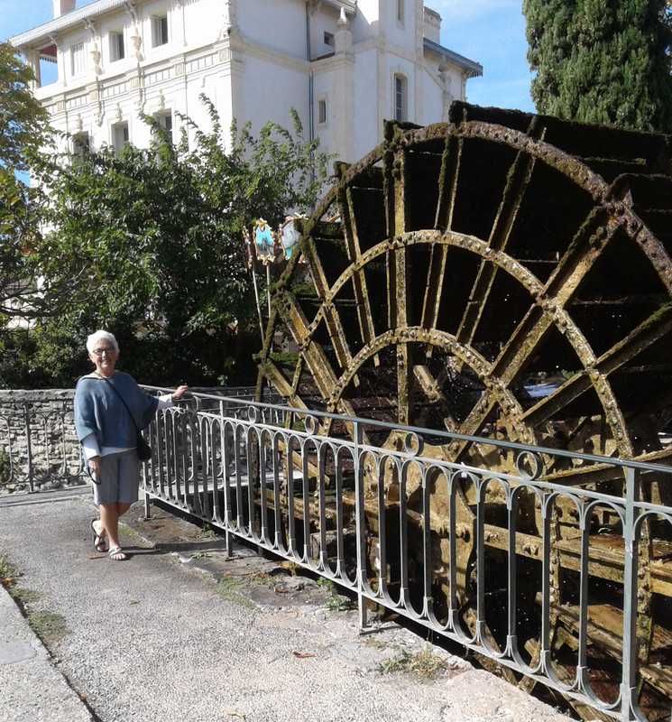 One of the waterwheels in L'Isle-sur-la-Sorgue