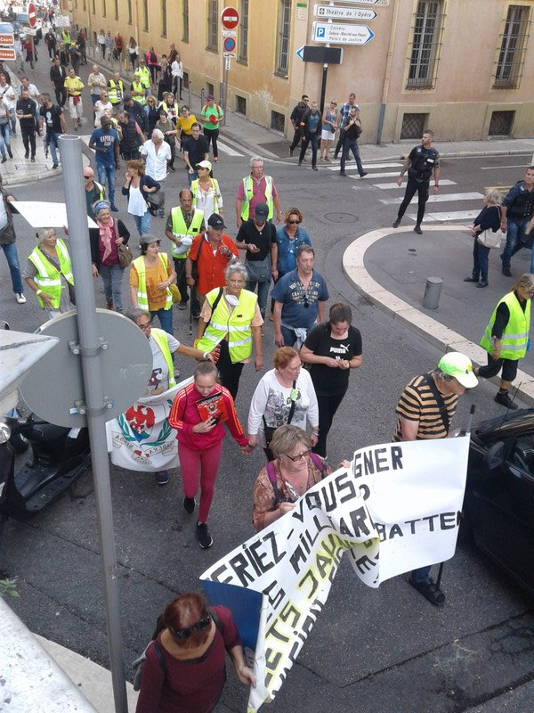 Yellow Vest Protest March