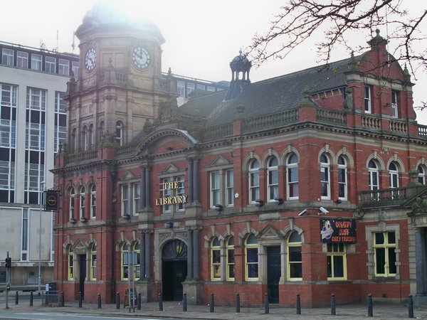 the library, a pub in leeds