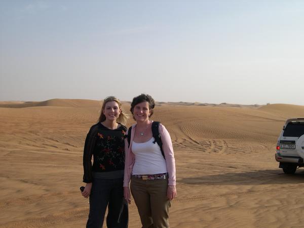 Bill and Amy in the Desert, Dubai