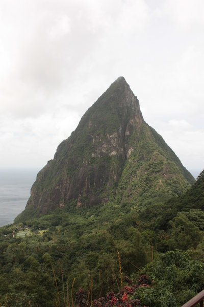 Petit Piton from the other side