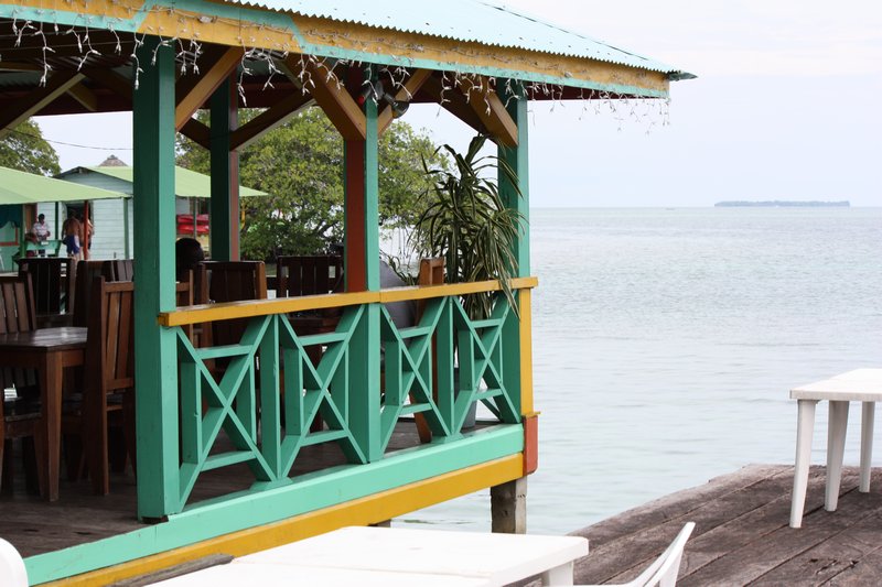 The restaurant on stilts above the ocean