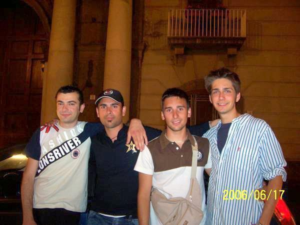 The boys at the piazza Napolitana