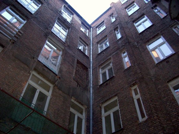 Pre-war Tenements. People live here today