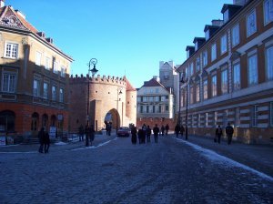 Entering the Stare Miasto (Old Town)