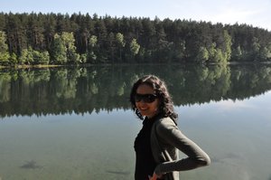 A beautiful lake near Lichnowy