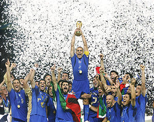 What are the chances of being in Italy when it wins the world cup?