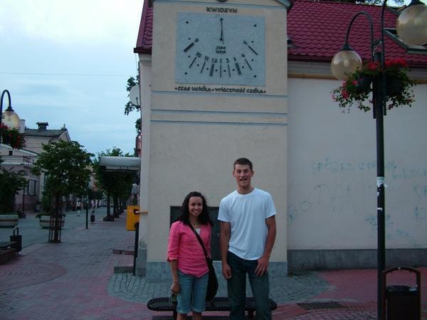  Kwidzyn - with Bocian and a very old clock