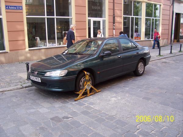 This is the equivalent to a parking ticket in Wroclaw!!!